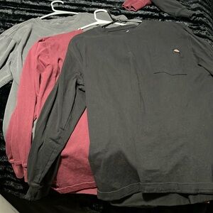 3 Dickies Long Sleeve Shirts XL